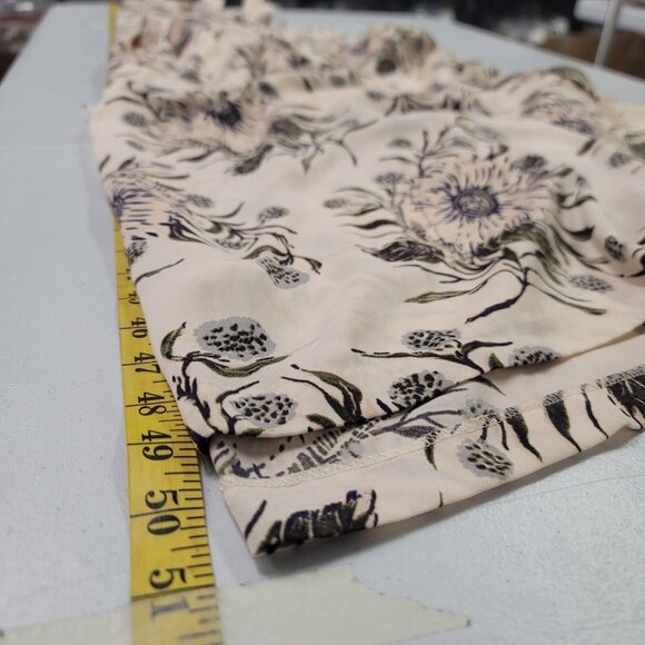 Madewell Women T Back Floral Halter Neck Midi Dress Size 14 Painted Blooms Pink - Picture 13 of 15